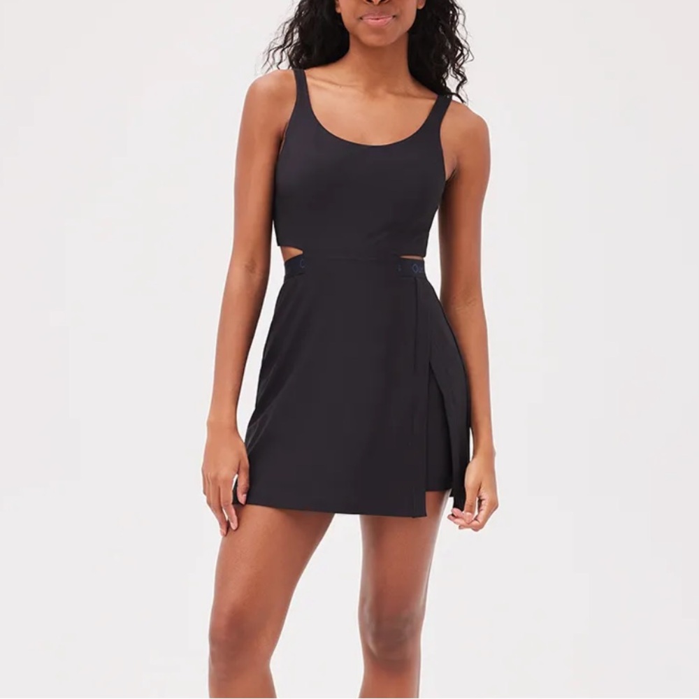 Black Sleeveless Cutout Dress